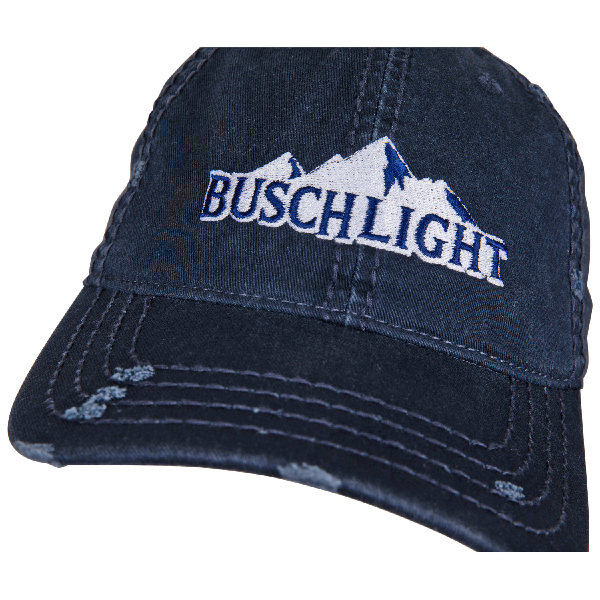 Busch Light Mountain Logo Distressed Dad Hat
